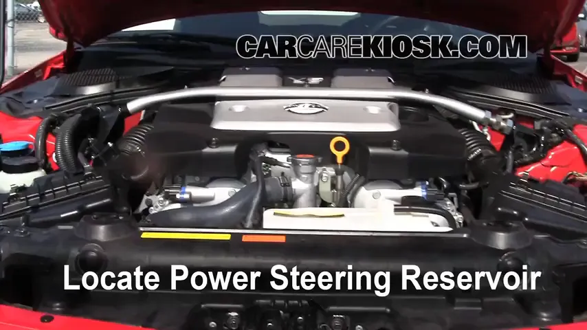 2008 Nissan 350Z 3.5L V6 Power Steering Fluid Check Fluid Level